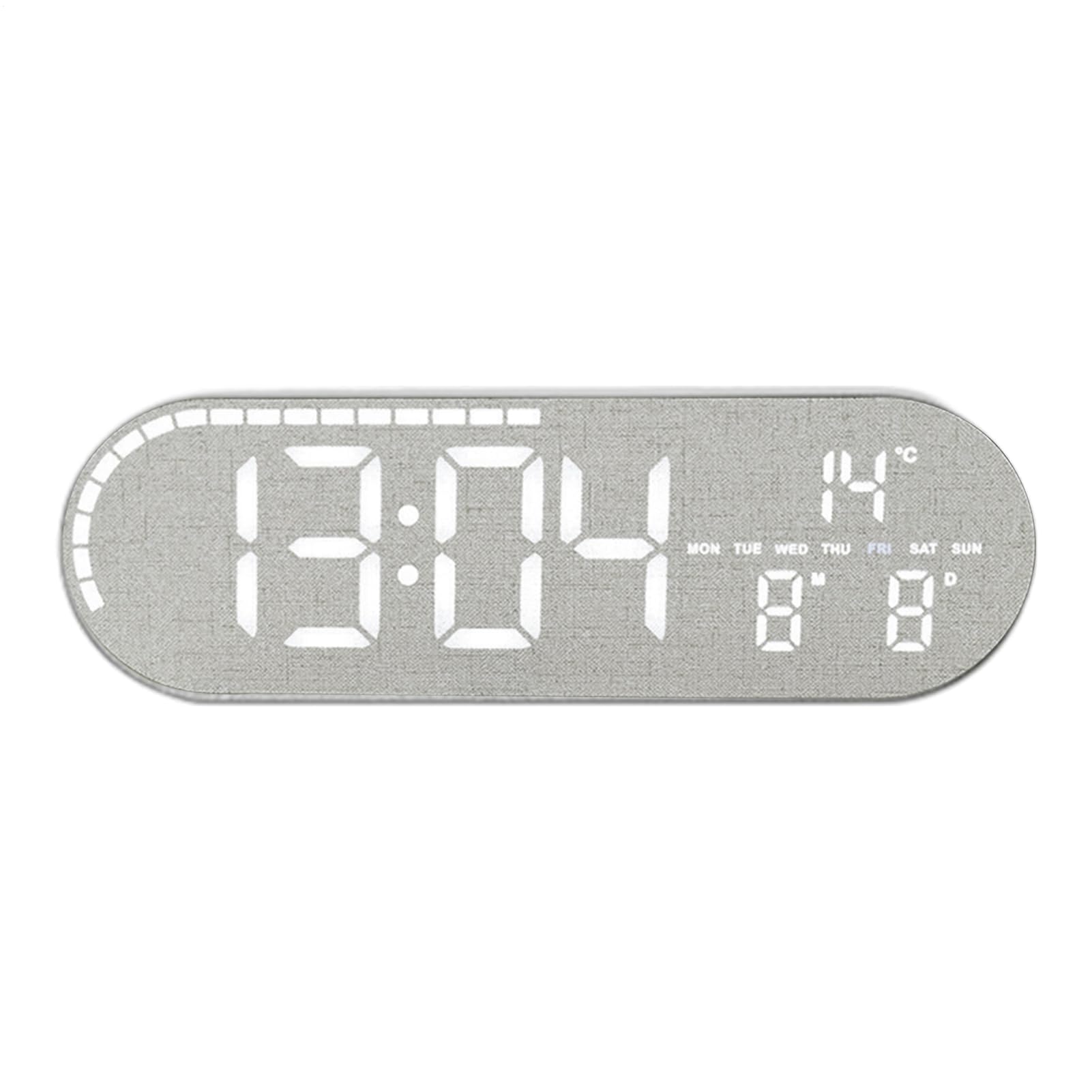 Réveil numérique facile à lire horloge de table chambre et cuisine