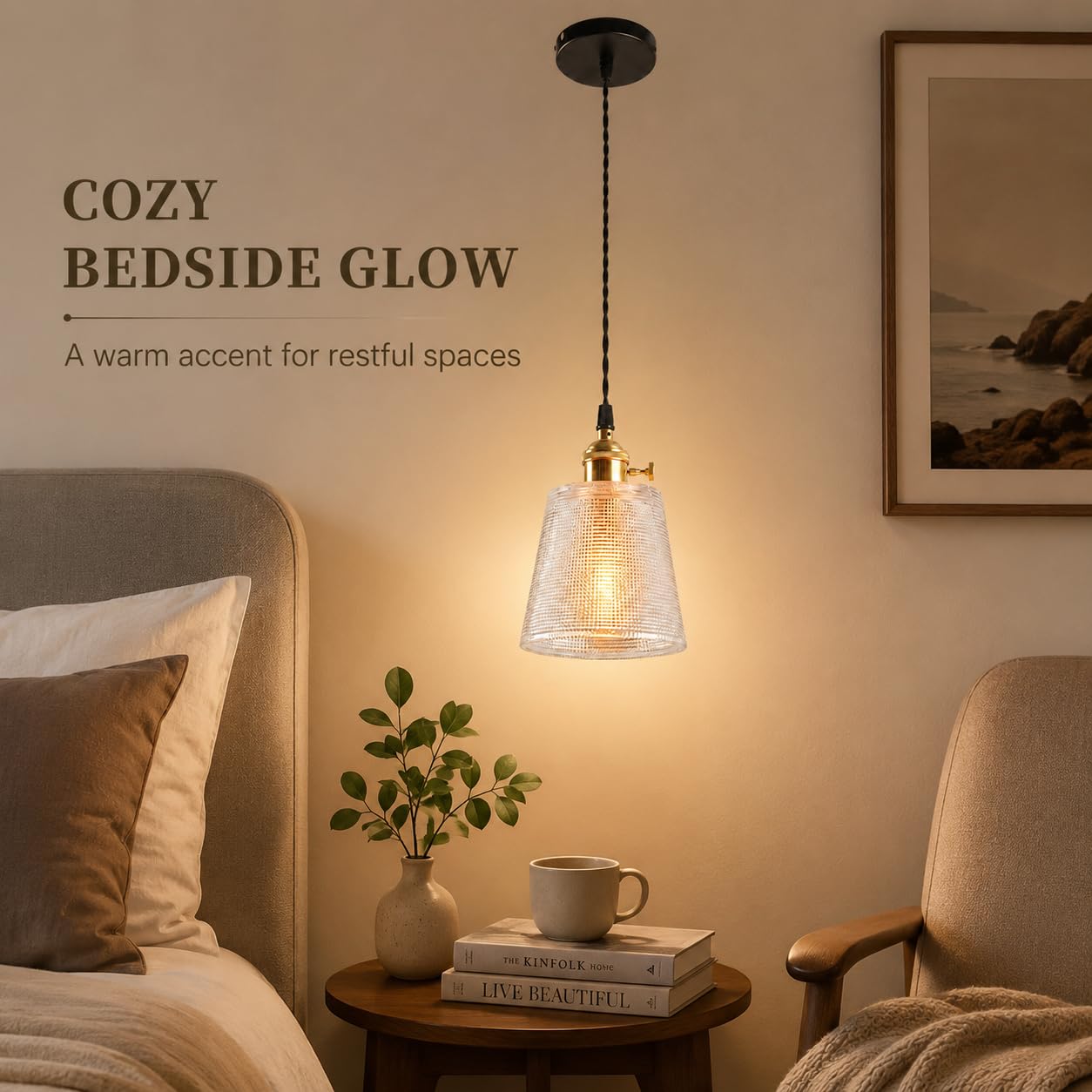 Nowoczesna prosta lampa wisząca, oprawy oświetleniowe sufitowe