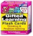 Gifted Learning Flash Cards – Thinking & Problem-Solving for Pre-K – Kindergarten – Gifted and Talented Educational Toy Practice for CogAT, OLSAT, Iowa, SCAT, WISC, ERB, WPPSI, AABL and more