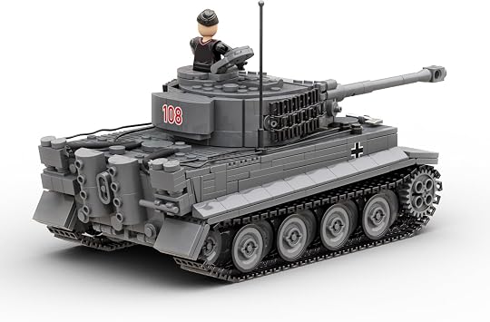 Buildarmy WW2 Tiger1 Tank Ausf.E Grey Brick Model Building Block 1157pcs