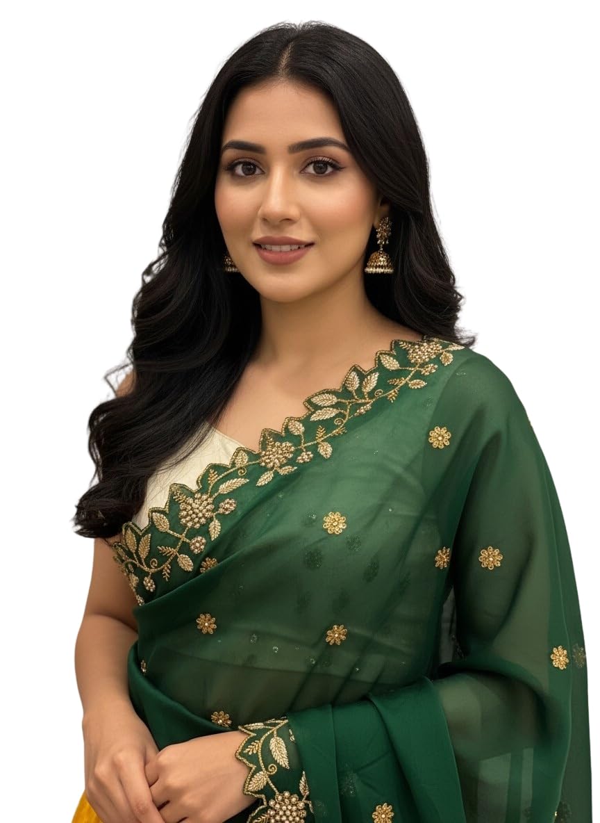 Beautiful Embroidery work Rangoli Dupatta for women | Only Dupatta-image-17