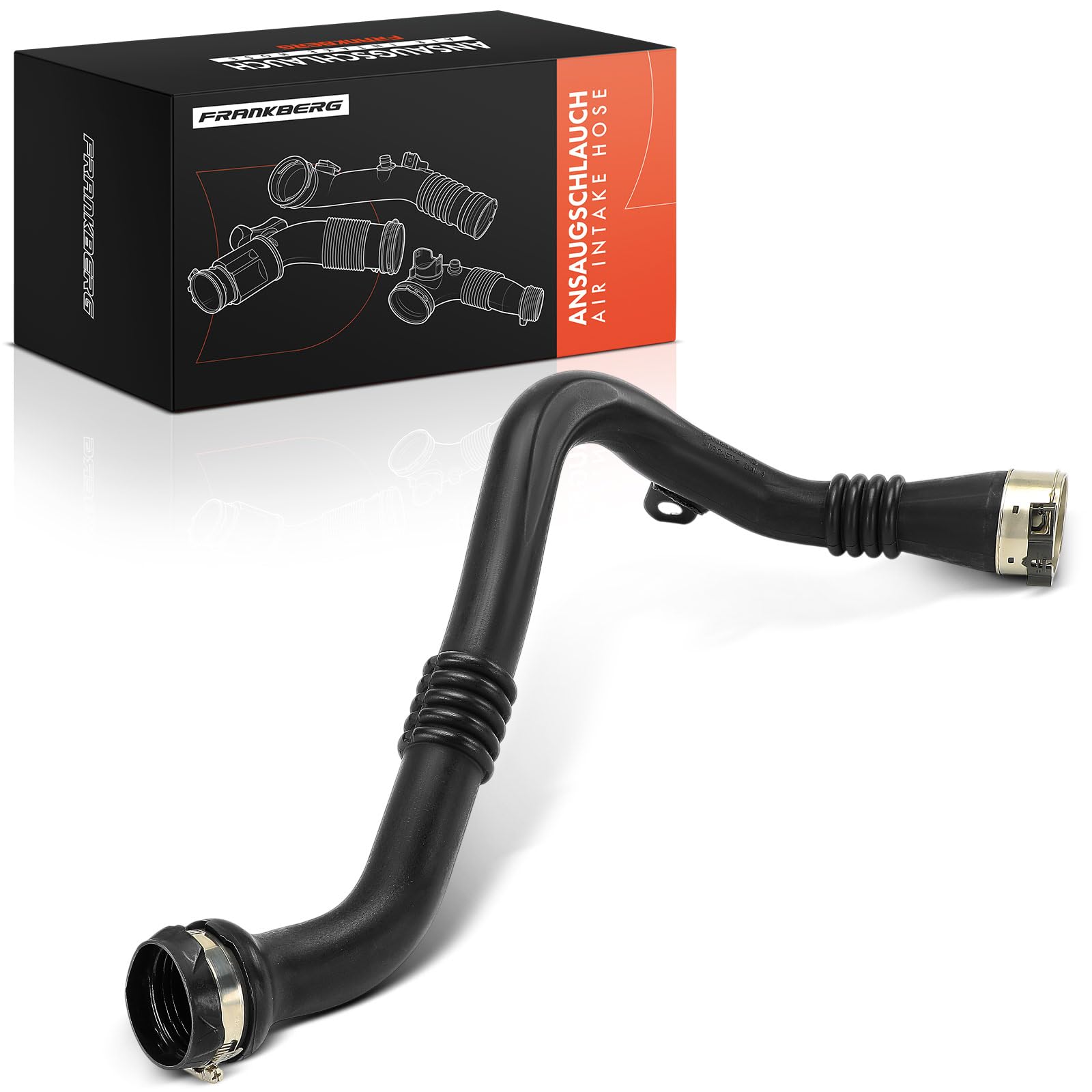 Frankberg Tubo de aspiración de aire para automóviles Diesel Compatible con Grand Scénic III JZ0/1 M.e.g.a.n.e III Coupé DZ0/1 Scénic III JZ0/1 Replace# 8200804000