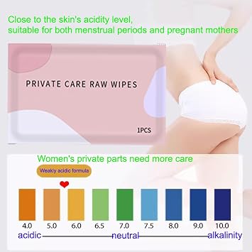 30Pcs Individually Wrapped Disposable Cleansing Feminine Care Wipes; Travel Cleansing Wet Wipes,Private Care Raw Wipes; Personal Cleansing, Period Care, Sensitive Skin & Odor Removal Cleansing Wipes