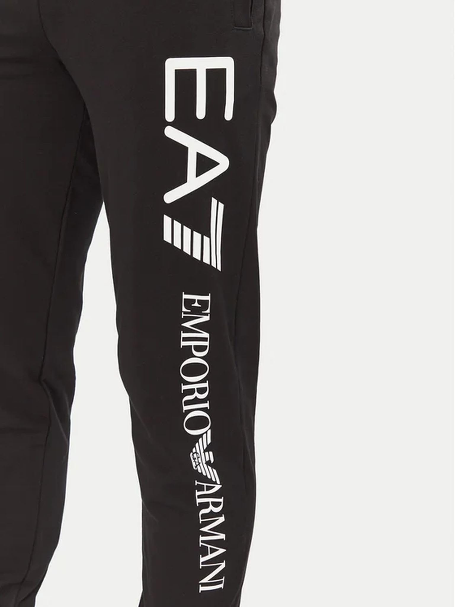 Emporio Armani EA7 Pantaloni Joggers Logo Series in Cotone da Uomo