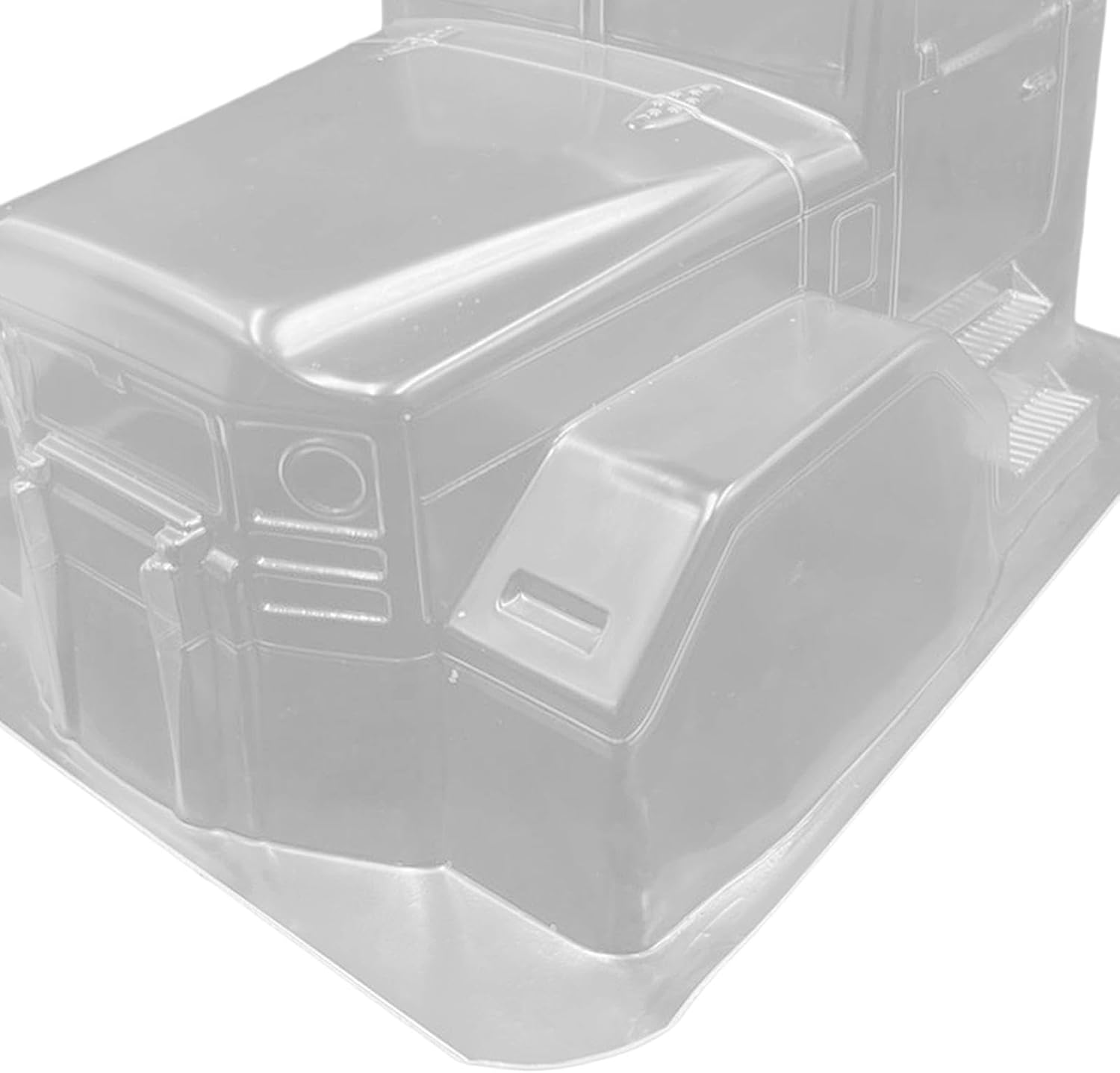 Colaxi RC Car Truck Head Shell Frame, 1:10 Transparent 313mm Wheelbase Car Shell Replacements Parts for Crawler RC Car Vehicles Modification