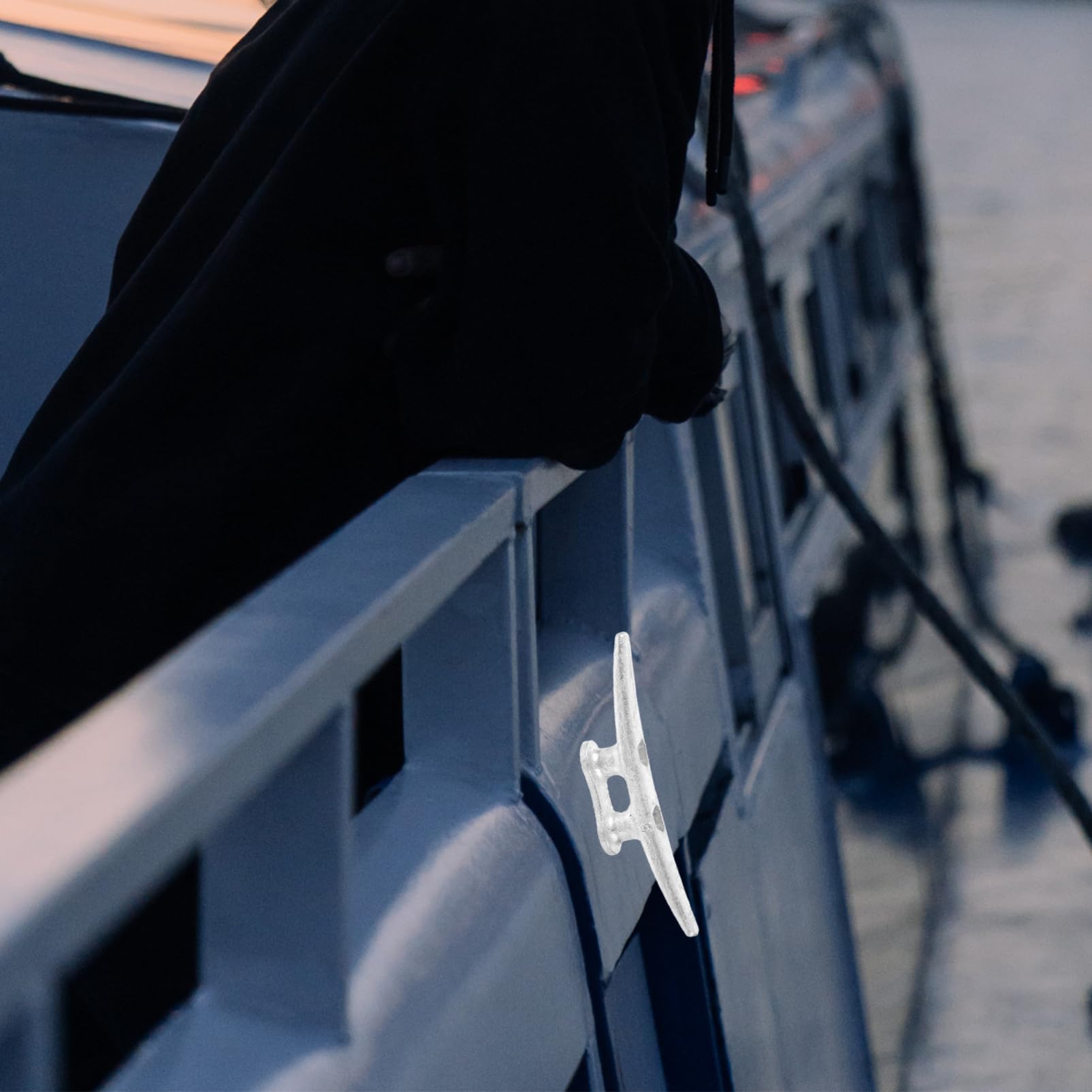 Happyyami Boat Cleat for Docking Durable Rope Fixing Cleat for Kayaks Yachts and Flag Poles Grade Boat Accessories for Secure Tie Downs and Fastening