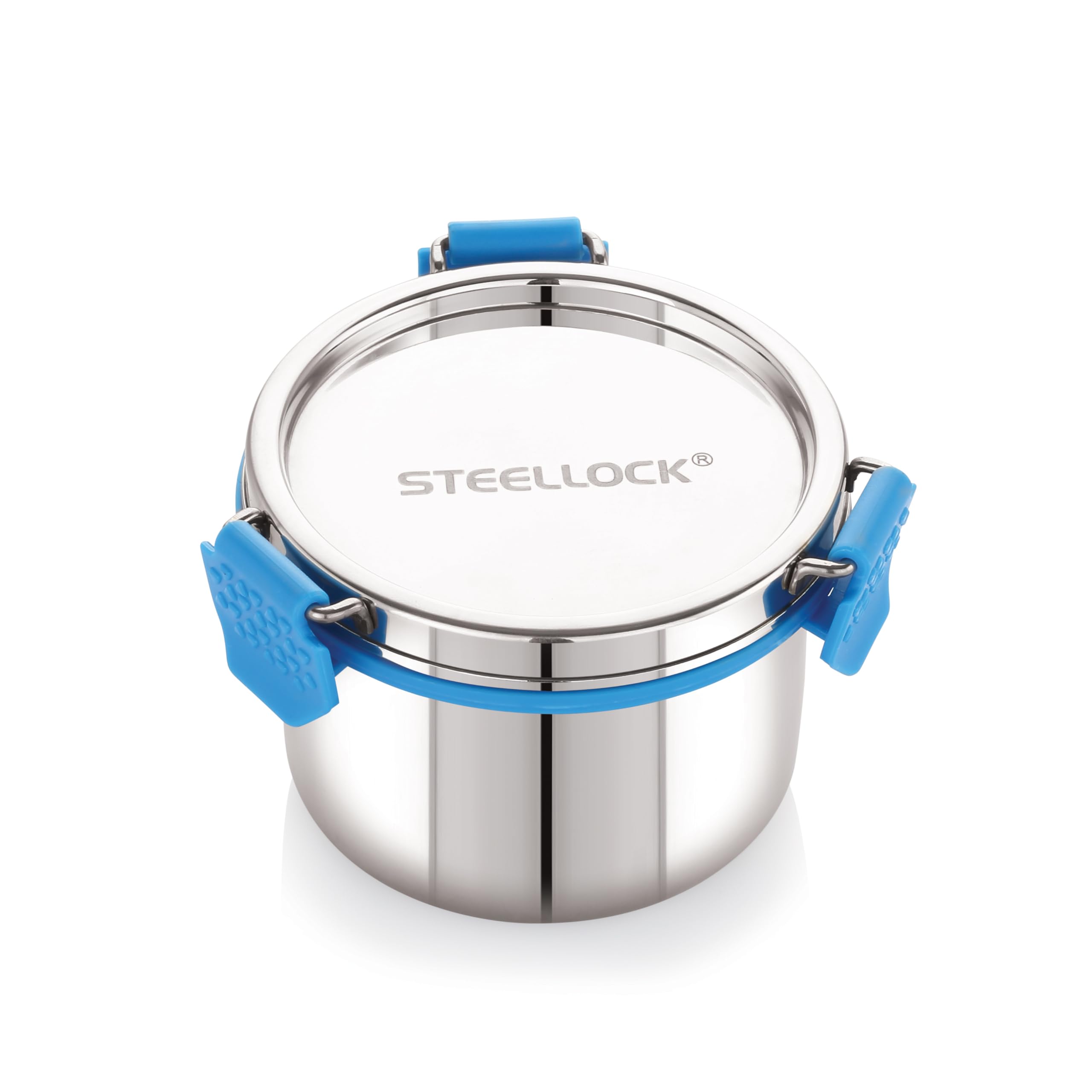 STEELLOCK PRO Stainless Steel Container/Dabba with Steel Lid Airtight for Food Storage, Easy to Carry, Leak Proof and Stackable (SLP-122/350 ML).