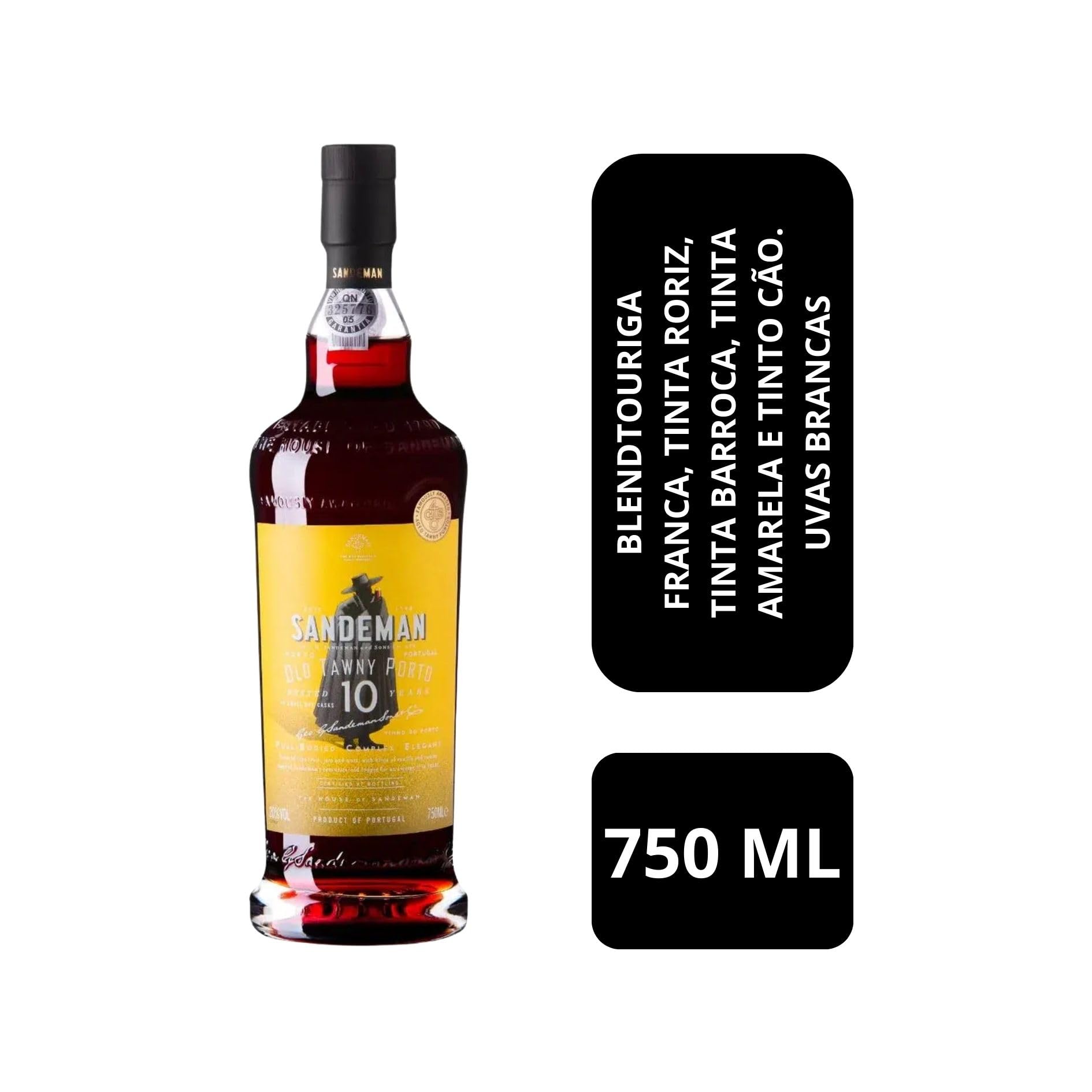 Vin de Porto Sandeman 10 years - Vin Fortifié