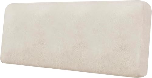 Vista 90 de Fundas de cojín para sofá, con aspecto de cuero, 3 piezas, juegos de fundas elásticas para asientos de sofá para sala de estar, fundas de cojín