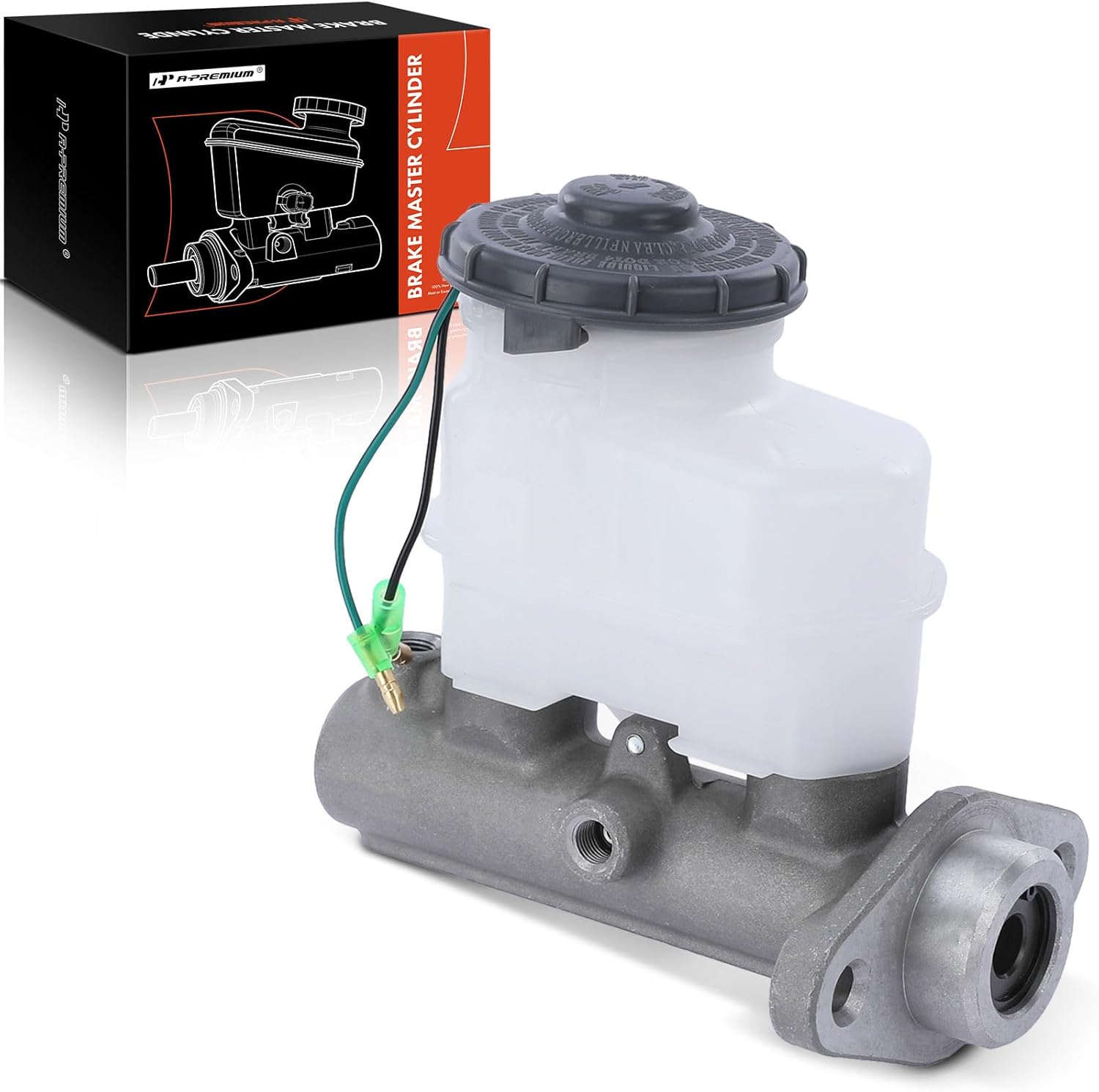 A-Premium Brake Master Cylinder with Reservoir and Cap Compatible with Honda Vehicles - CR-V 1999 2000 2001 L4 2.0L, with 4-Wheel ABS - Replaces 46100S10951, 46100S10952