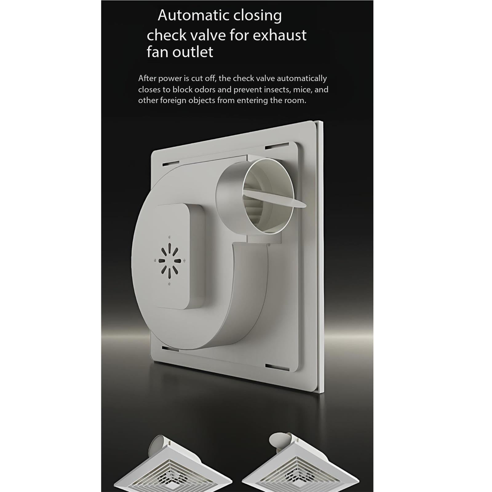 Bagno Ventilatore di scarico a soffitto Cambio aria Ventilatore di scarico