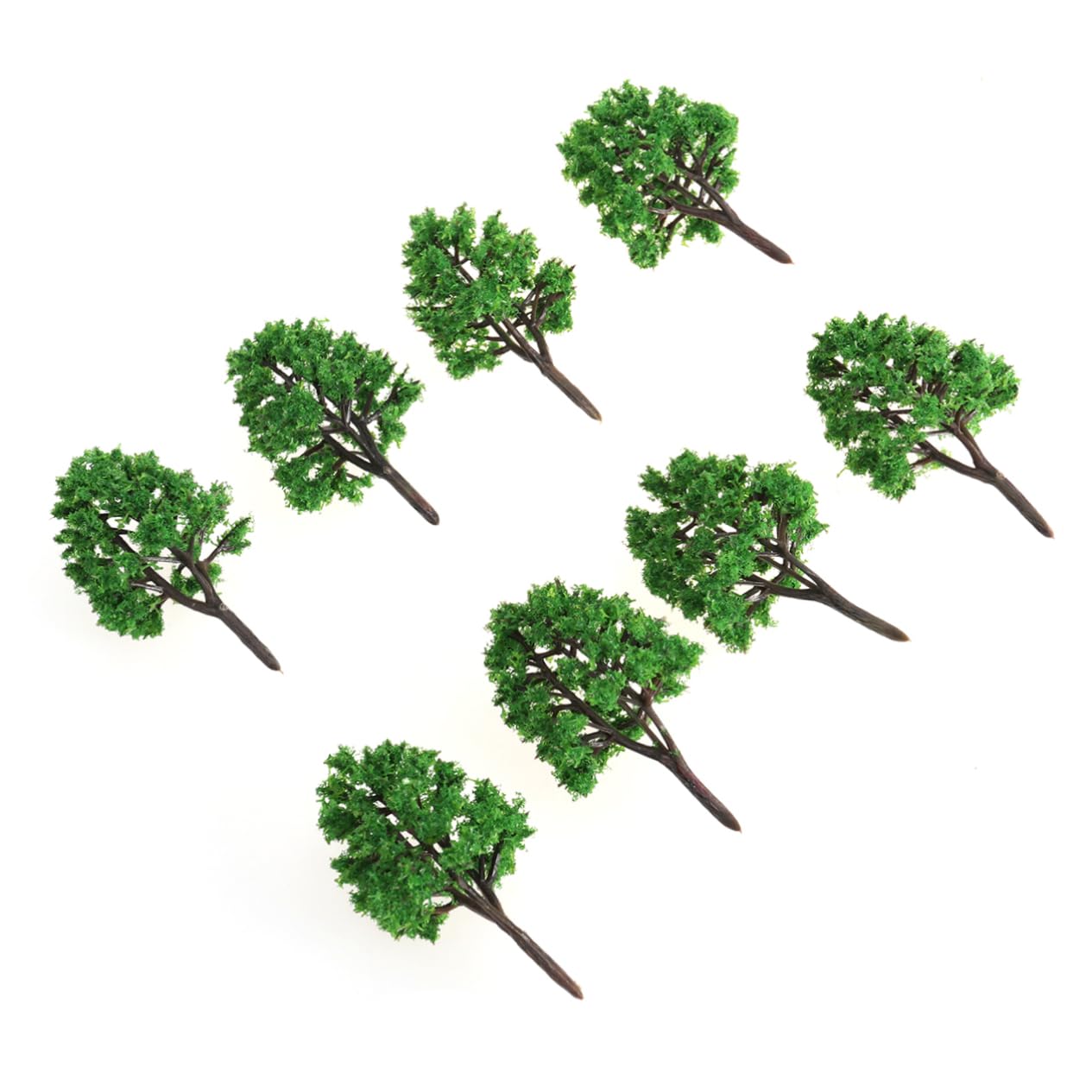 EXCEART 100pezzi Alberi Verde Per Modellismo Paesaggio e Diorama Per Decorazioni Architettoniche e Scenografie Di Trenini
