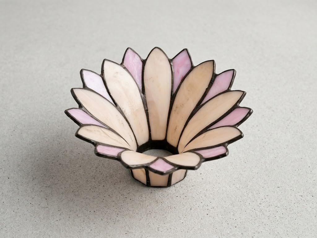 MAXIOCCASIONI Paralume Rosa Tiffany 17 cm