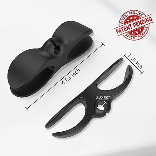 Vista 18 de Nearockle Organizador de cables para electrodomésticos de cocina, soporte de cable adhesivo, enrollador de cable para aparatos de almacenamiento, 5