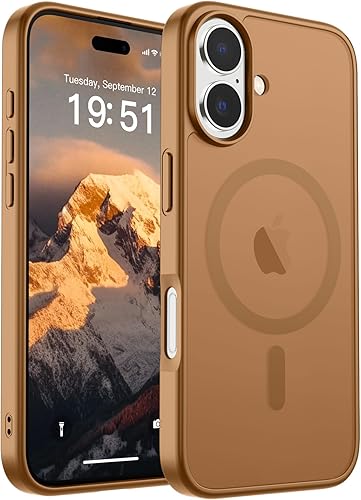 Miniatura 211 de SUPFINE - Funda magnética para iPhone 14 Pro Max (compatible con MagSafe), (protección contra caídas de grado militar de 10 pies), delgada, Negro