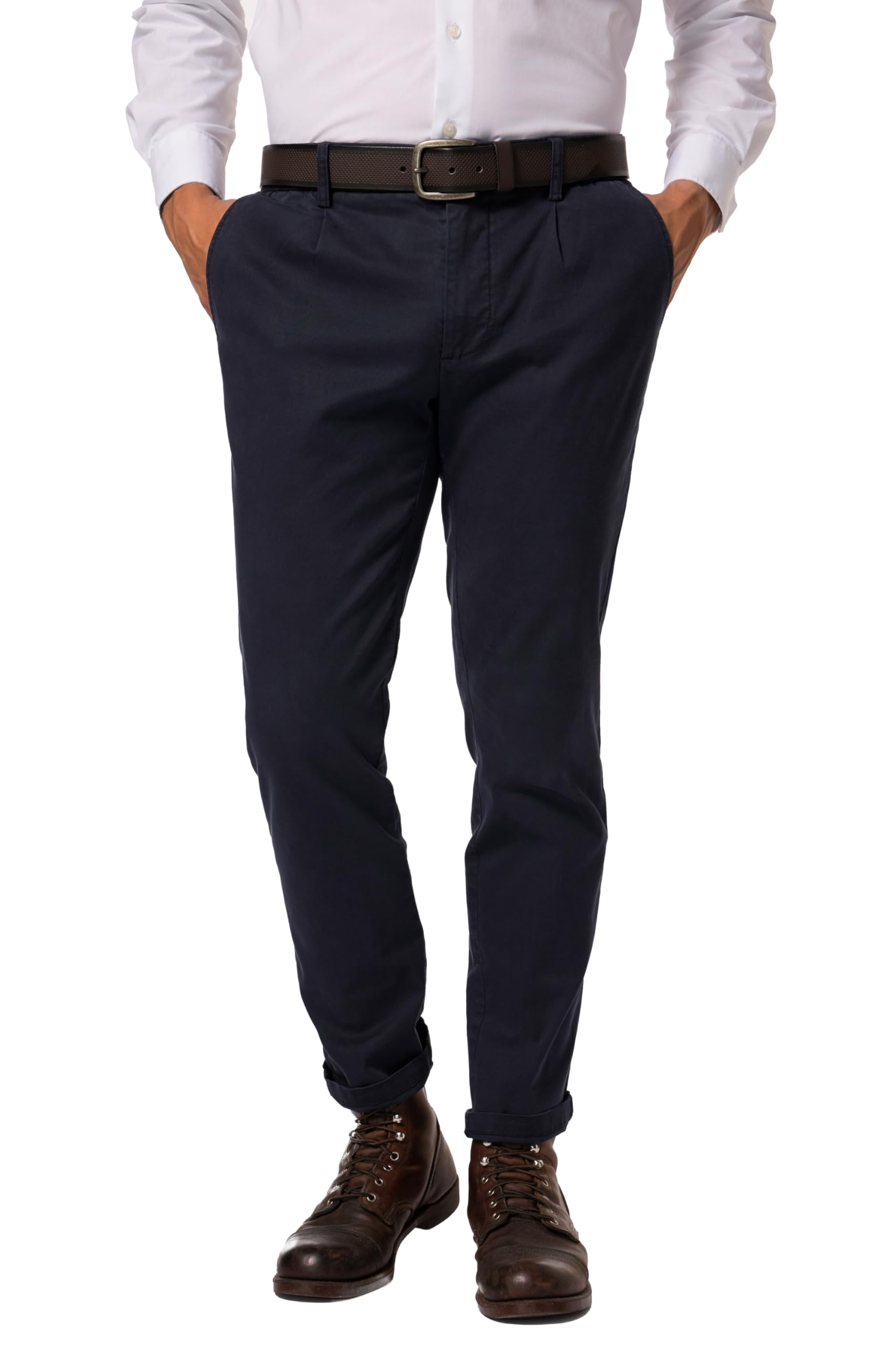 JP 1880 Herren große Größen Übergrößen Menswear L-8XL Chino FLEXNAMIC®, elastischer Bund, Modern Straight Fit 828721