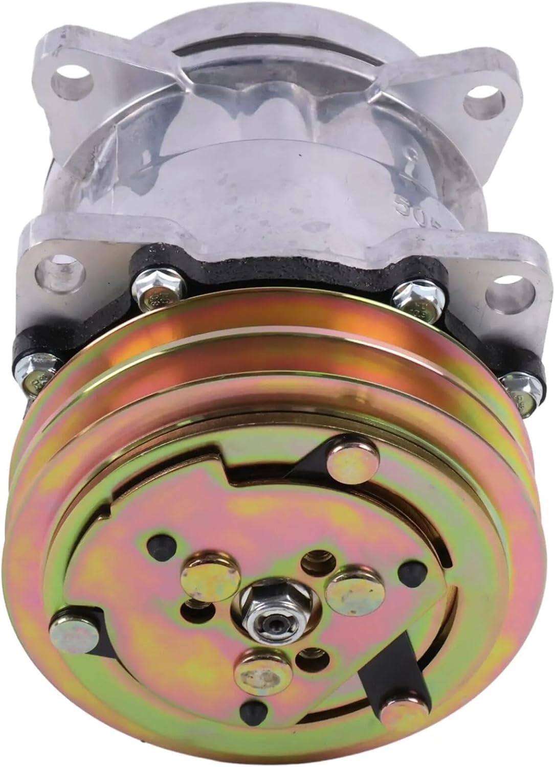 MSparts 12V SD5H09 AC Compressor 345-4547 3454547 Fit for Caterpillar CAT 259D 279D 289D 299D 257D 277D 287D 236D 246D