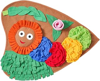 NOLITOY Pet Sniffing Pad Dogman Brinquedos Coelho Brinquedos Mordedor Brinquedo Cão Forrageamento Esteira Interativa Jogo De Alimentação Cão Sniff Mat Polar Velo Pano De Feltro Para