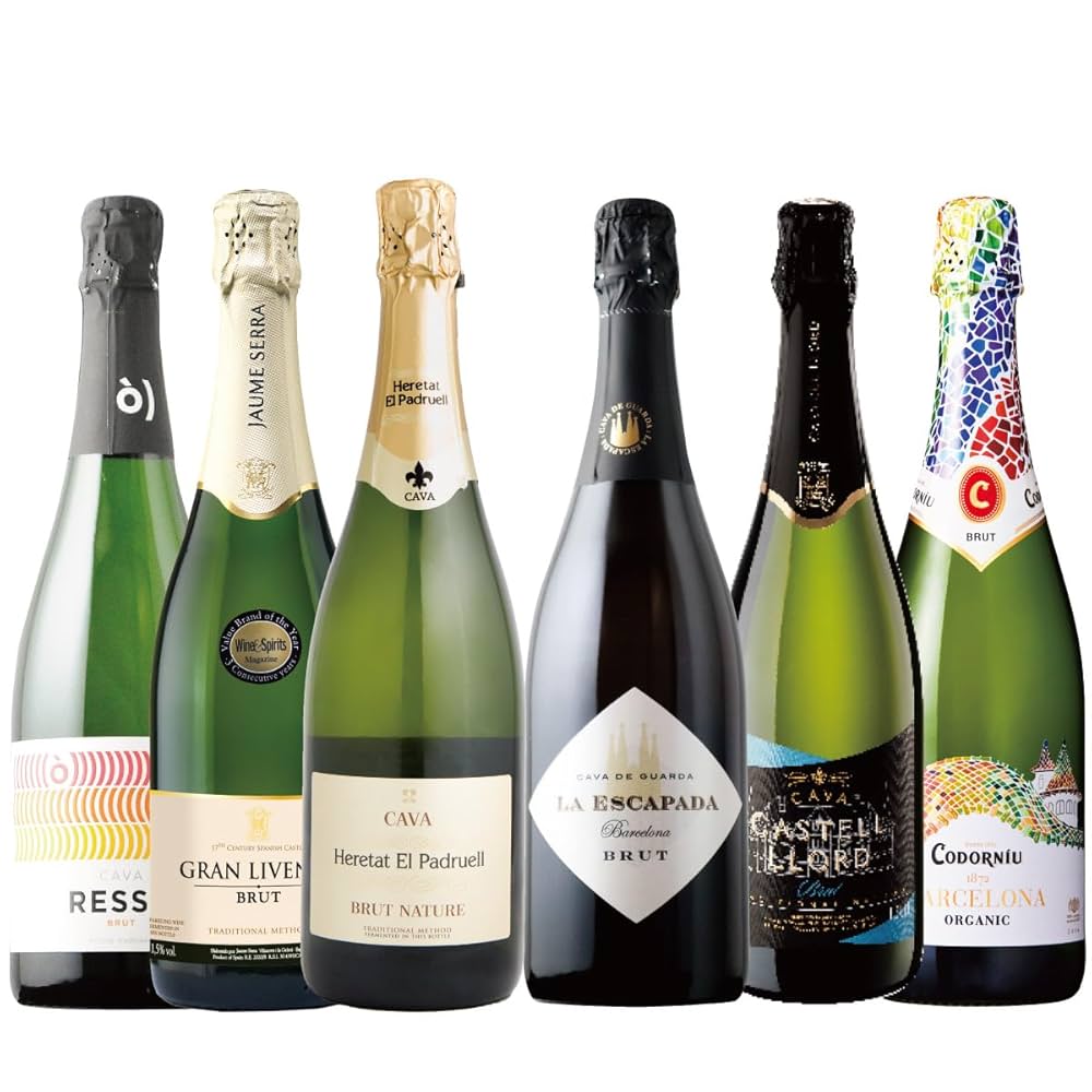 Amazon.co.jp: スパークリング ワイン カヴァ 6本セット 本格