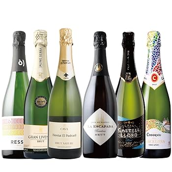 Amazon.co.jp: スパークリング ワイン カヴァ 6本セット 本格