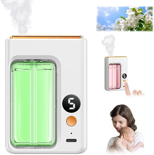 Difusor automático de aromaterapia, difusor de aceite esencial para el hogar, versión digital del difusor de aroma, difusor de aroma reemplazable