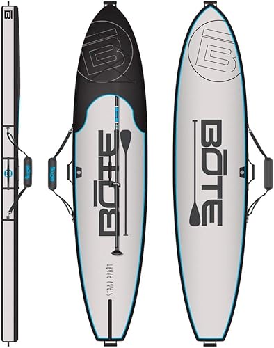 BOTE Marca SUP Board Zip Up Coffin Bolsa de almacenamiento de viaje con correa de transporte para el hombro Gatorshell compatible con epoxi tablas