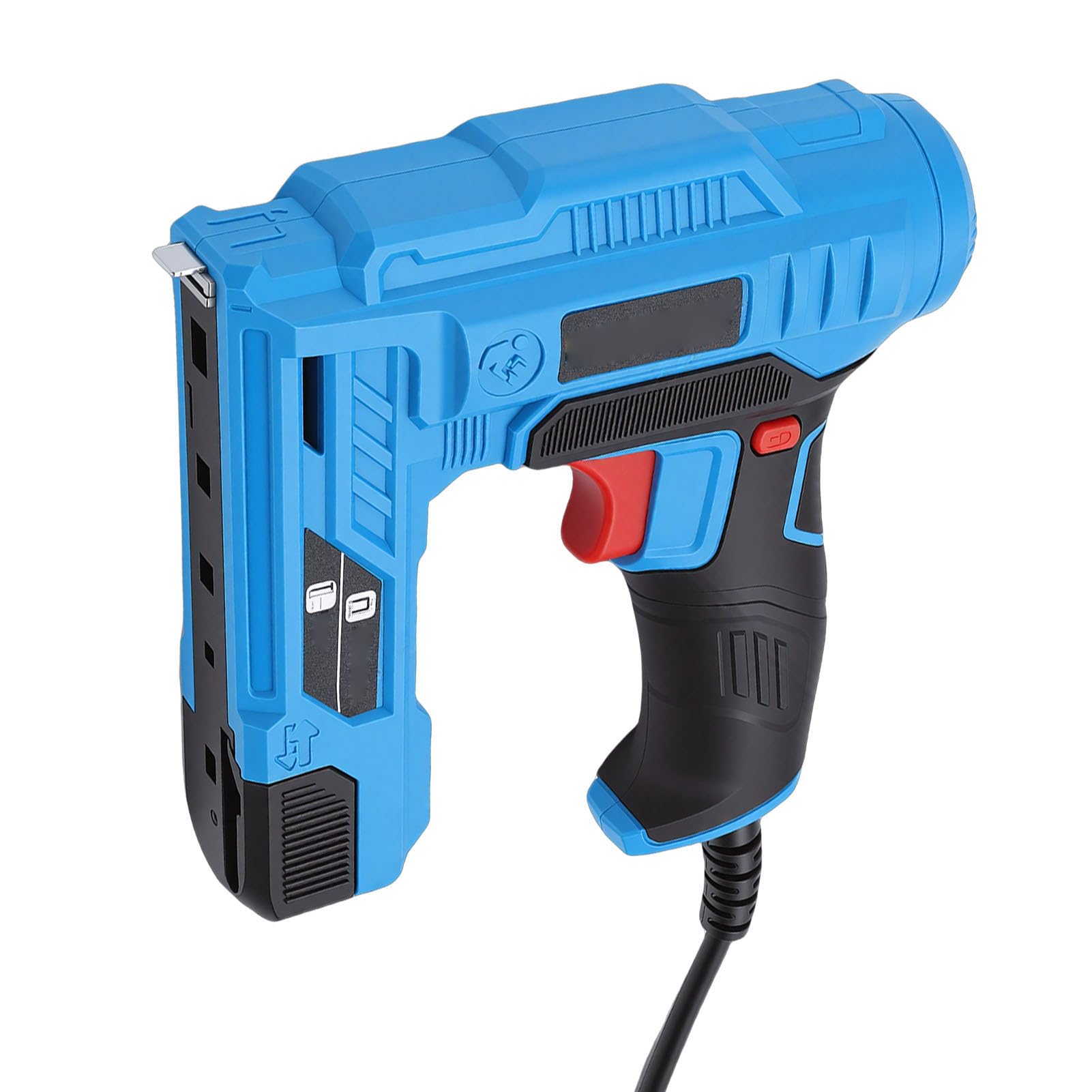 Pistola de Clavos Eléctrica, Pistola Grapadora con 600 Piezas de Clavos de 14 Mm, 400 Piezas de Grapas de 10 Mm para Proyectos Domésticos de Carpintería, sin Compresores de Aire ni (Enchufe