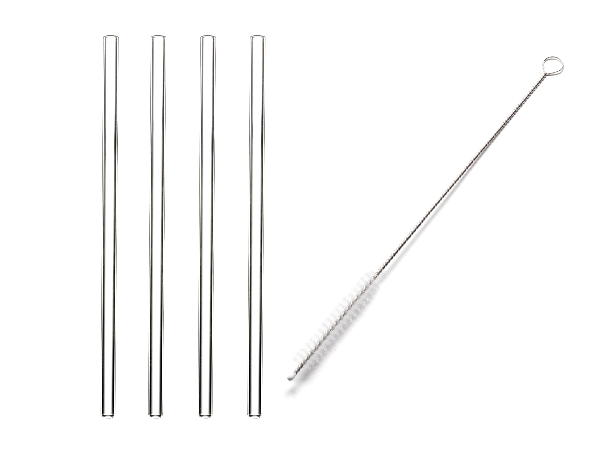 Set 4 Bicchieri A Bolle Hanseküche Con Cannucce Vetro - 350ml Per Caffè Freddo E Cocktail - Foto 9