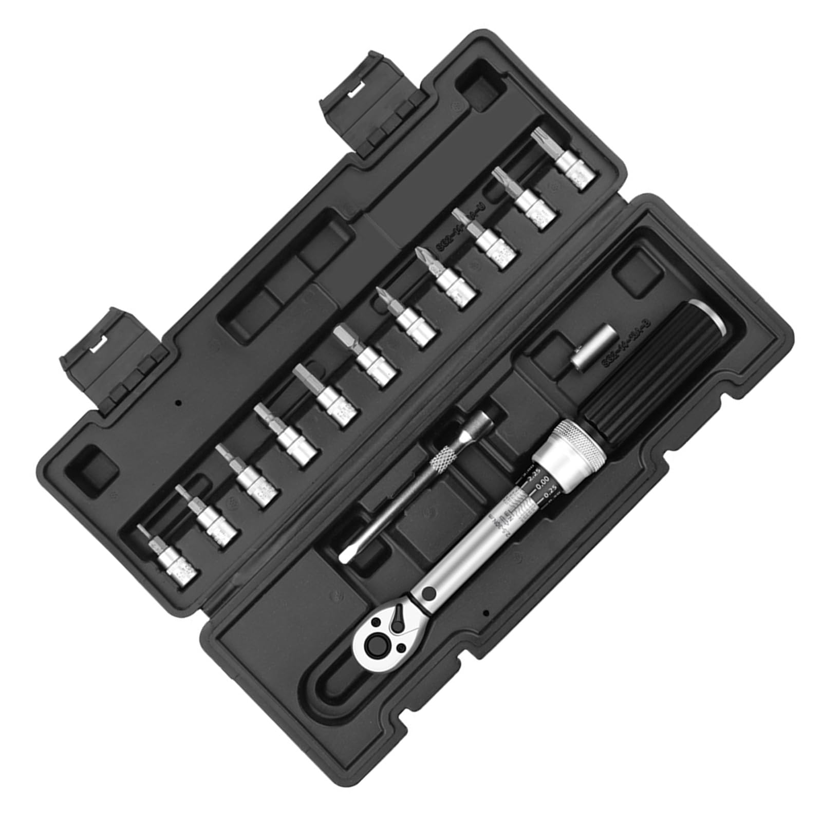 Mekalero 1 / 4inch Bike Torqued Wrench Set 14Pcs Bicycles Torqued Wrench Set for Mountain Bikes 72-Tooth Adjustable Bike
