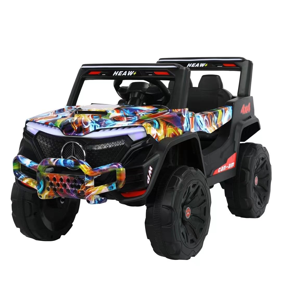 TechPlus Kids Ride on Toy Car - Battery Powered With Motors, Big Toys for Children, Friction Motor, Newest Design (GRAFTI)
