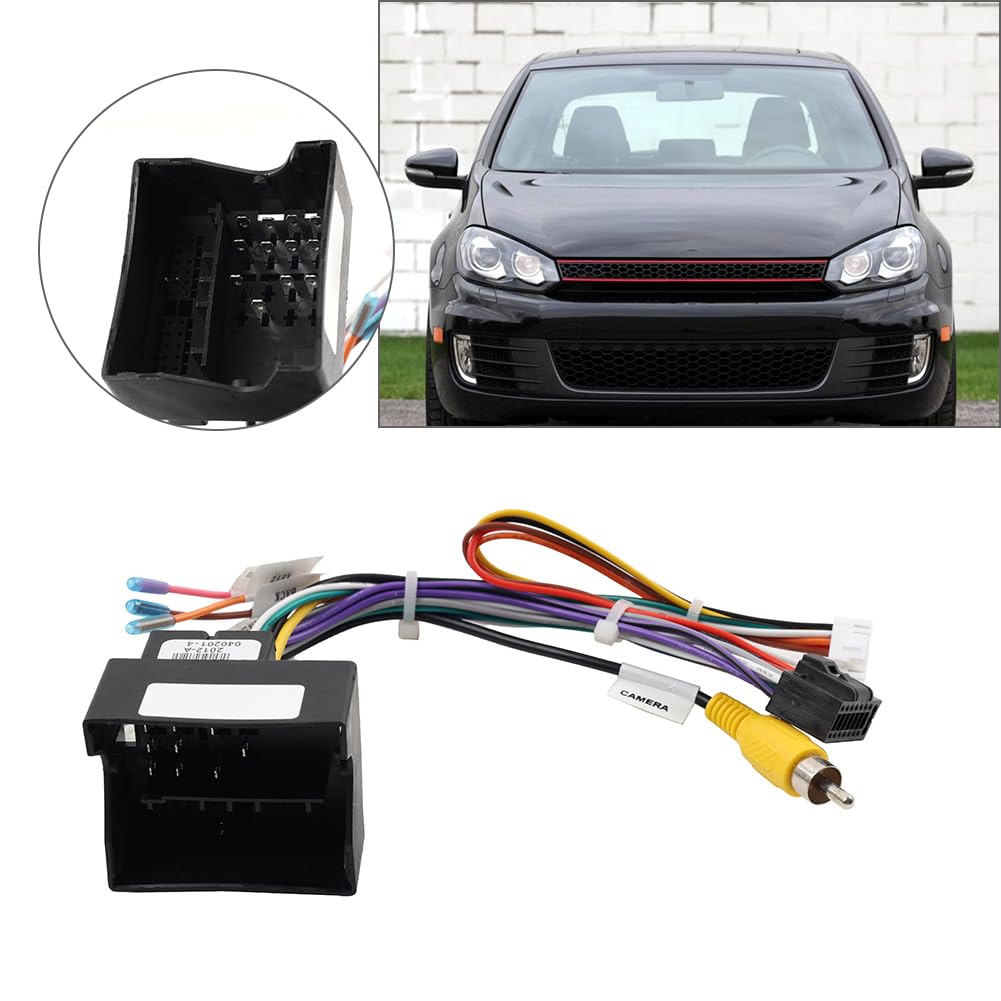 CNxinn10 16pin Power Car Audio Player Cable Adapter ABS for Skoda Octavia MK2 2004-2010 1 Pc