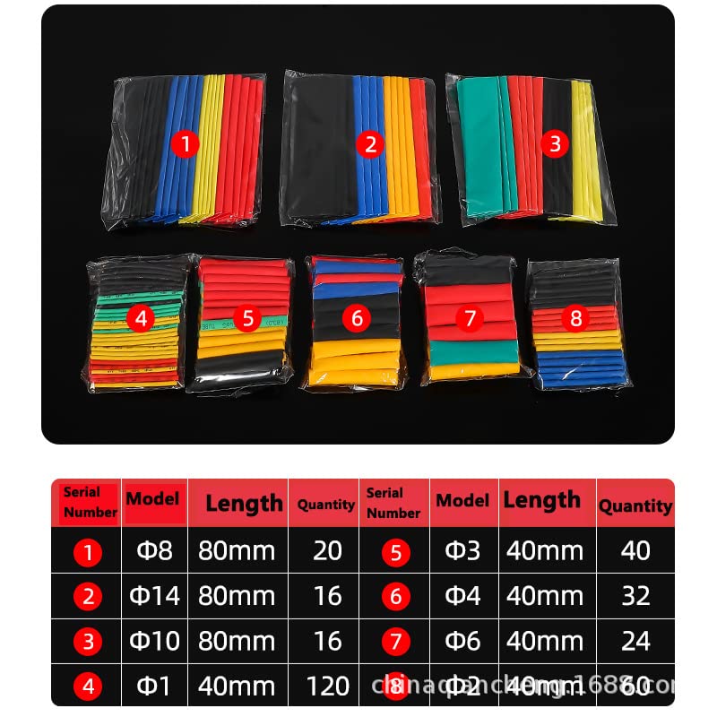 DollaTek 328 Pz Guaina Termorestringente Isolamento Elettrico - Foto 4