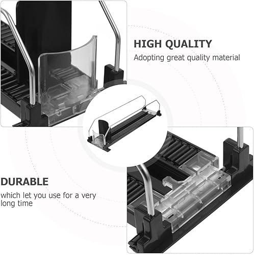 Miniatura 3 de Organizador de bebidas para nevera, organizador de latas de botellas de refrigerador, organizador de bebidas, empujador de reabastecimiento