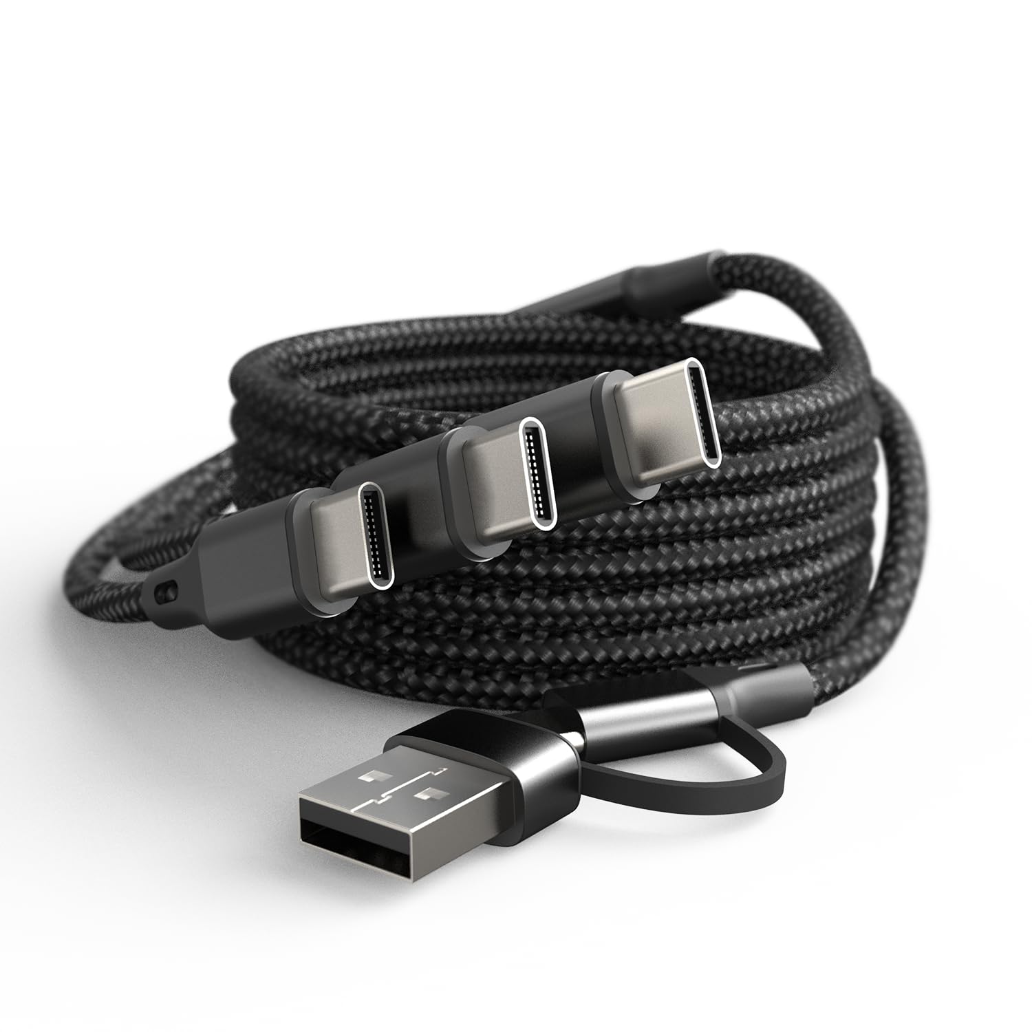 Charger Compatible with DJI Mini 4 Pro/4K, Mini 3/3 Pro, Mavic 3, Air 2S, Avata Drone, 3-in-1 3A Fast Charging Cable USB C Power Adapter for DJI FPV Remote Controller Battery Accessories