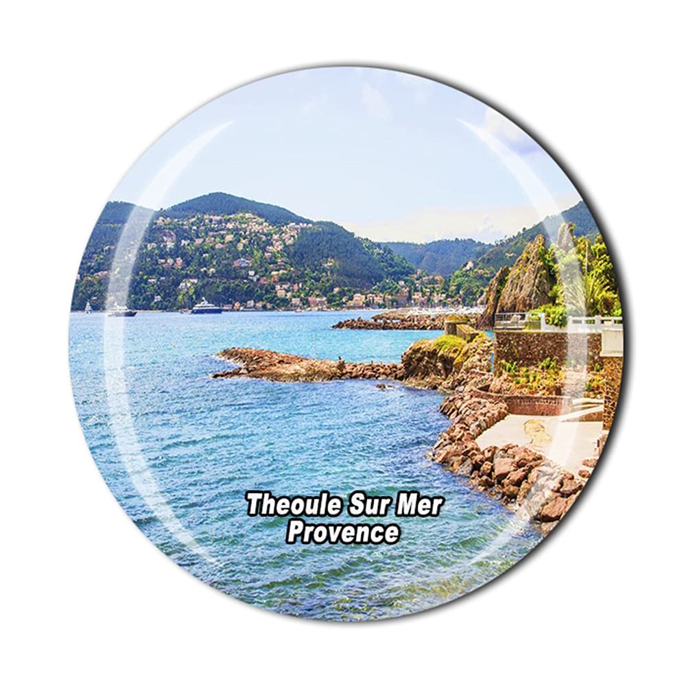 Timefly France Theoule Sur Mer Provence Fridge Magnet Crystal Tourist Souvenir Gift Collection Refrigerator Magnetic Sticker