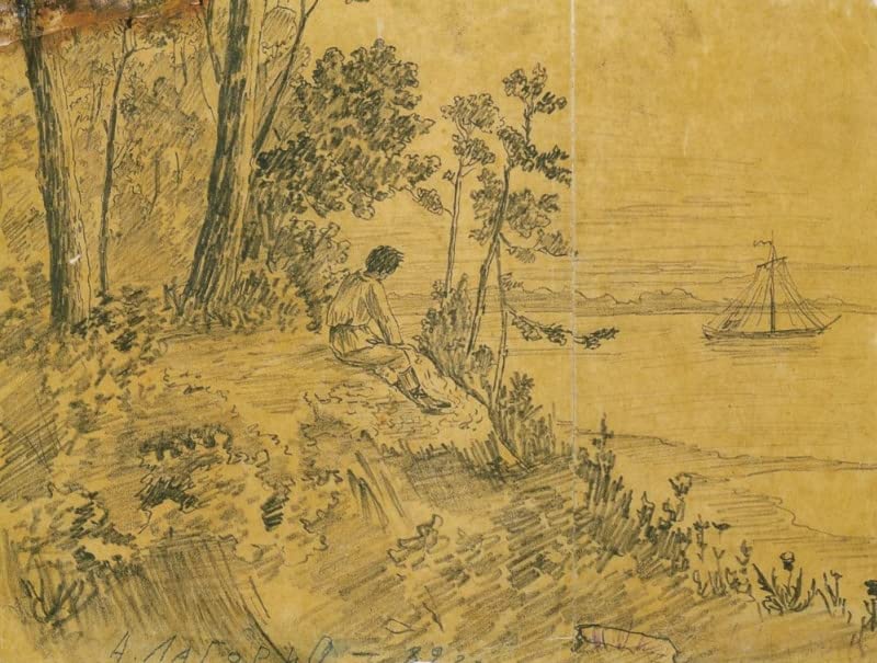 Toile murale abstraite de Lev Feliksovich Lagorio impression chic