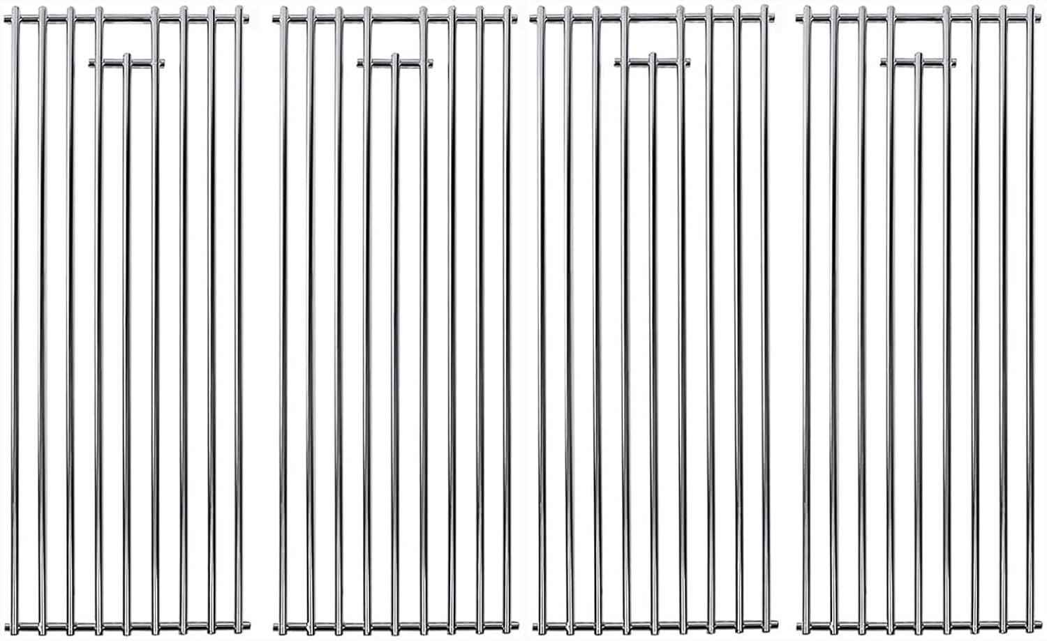 16517 Grill Grates Replacement Parts for Bull 4 Burner Angus 47628 47629 Outlaw 26038 26039 Steer Premium 69008 69009 Solid Stainless Steel BBQ Cooking Grid for Bull 7 Burner Premium 18248 18249 4 PCS