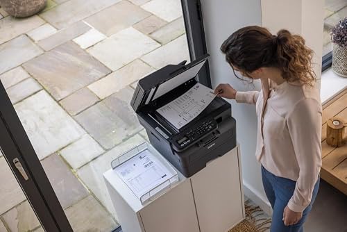 Brother MFC-L2835DW - 4-in-1 Multifunction Printer (Print/Scan/Copy/Fax) Black & White Laser - WiFi & Ethernet - 50 Sheets Document Feeder (ADF) - Eligible for the EcoPro Bundle - 6