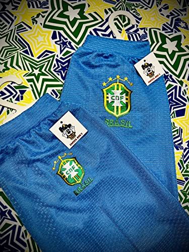 Roupa Pet Seleção Brasileira Dry Fit Macho e Unissex (4, Azul)