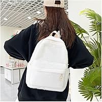 Amazon.com: JHTPSLR Small Fuzzy Backpack Soft Plush Mini Backpack