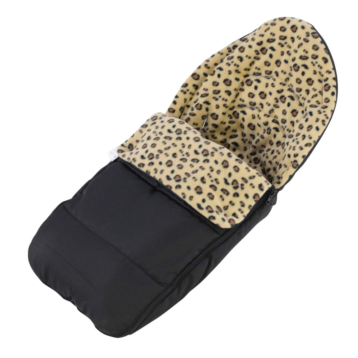 Animal Print Car Seat Footmuff/Cosy Toes Compatible with Kids Kargo Duel - Leopard