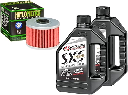 RAD Powersports Oil And Filter Change Kit For Kawasaki 2011 KFX 450R Synthetic 10W-40