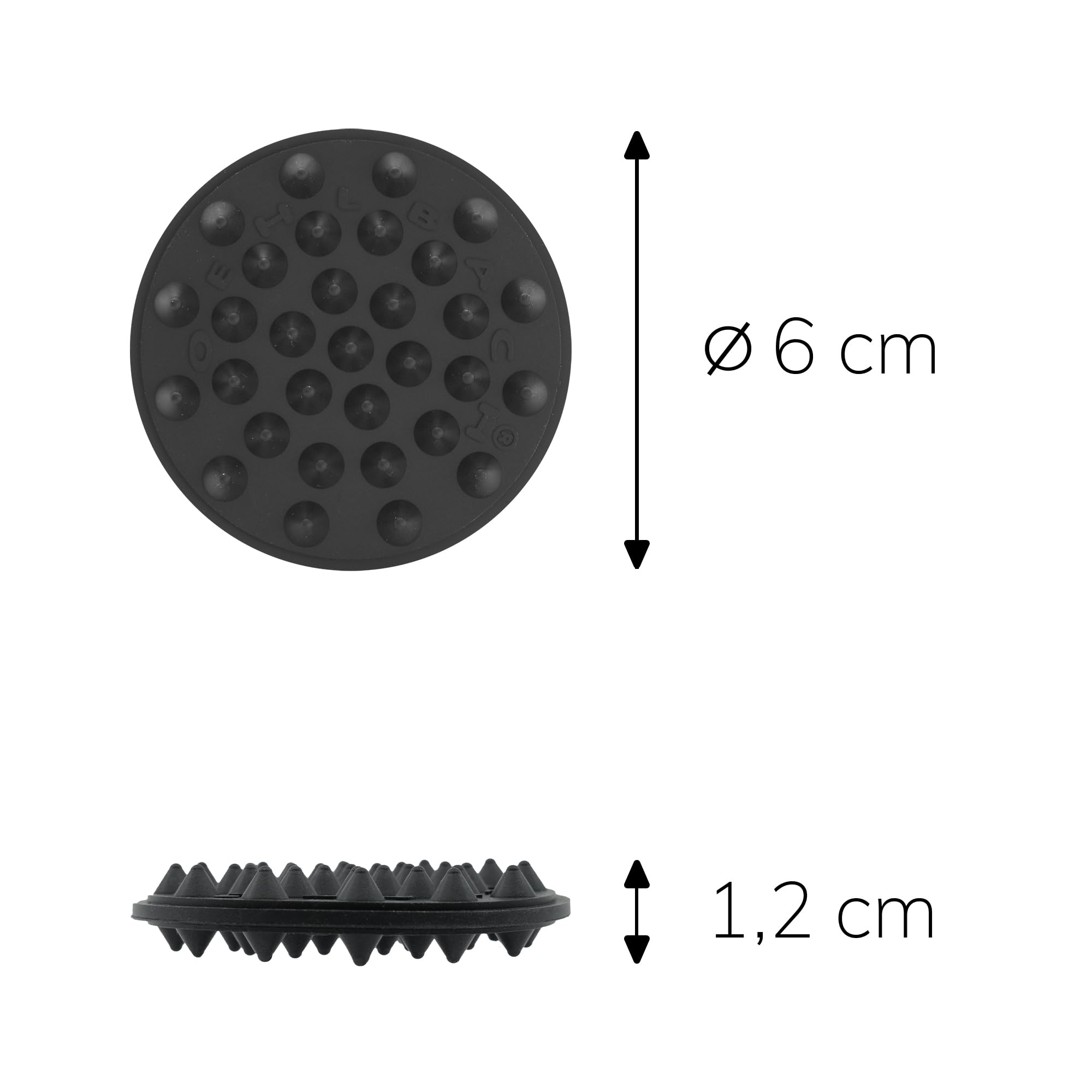 OEHLBACH ammortizzatore di risonanza per HiFi subwoofer altoparlante nero elastico 16 pezzi