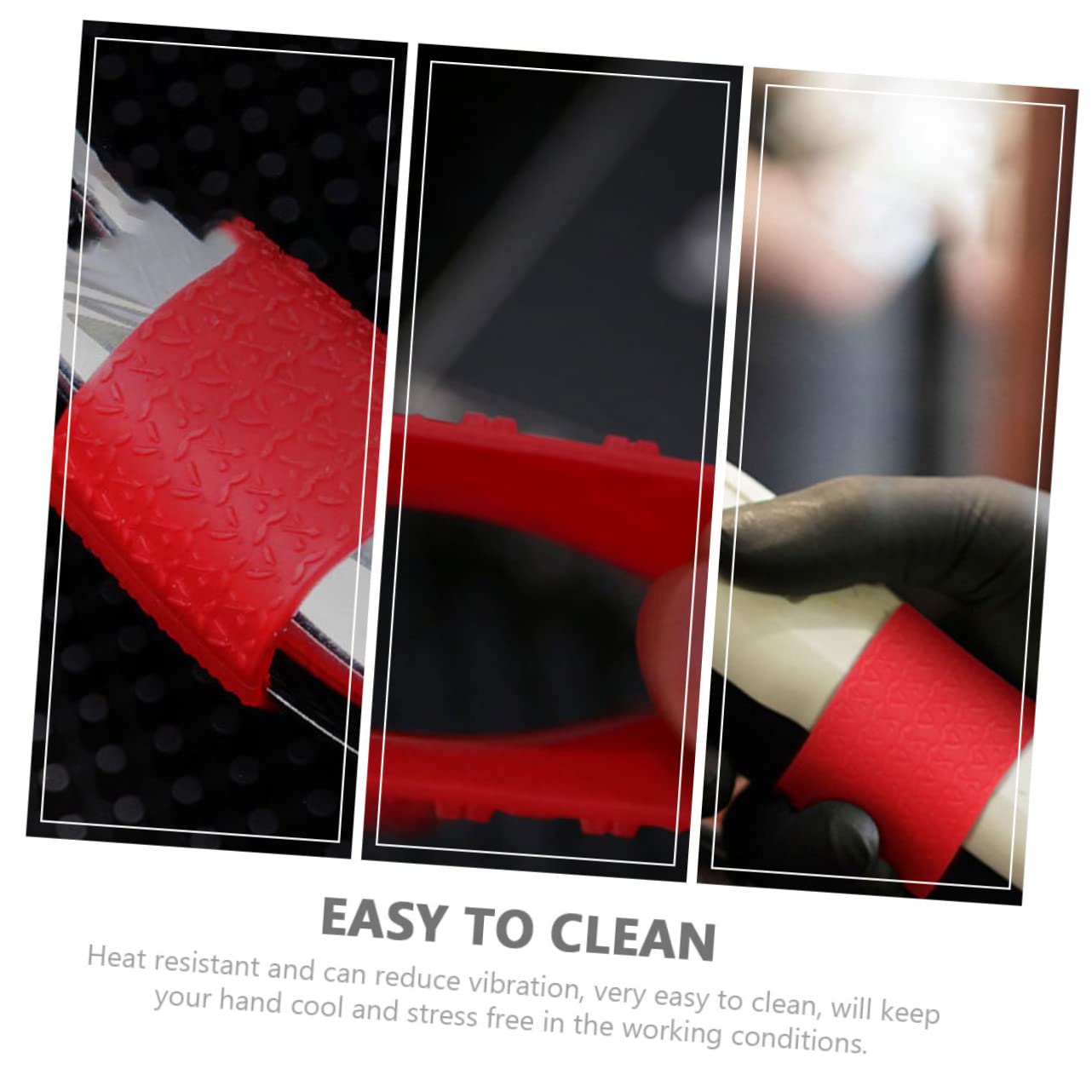 Mikinona Barber Clipper Sleeve Anti Slip Ring Clipper Cover Grip Haircutting Tool