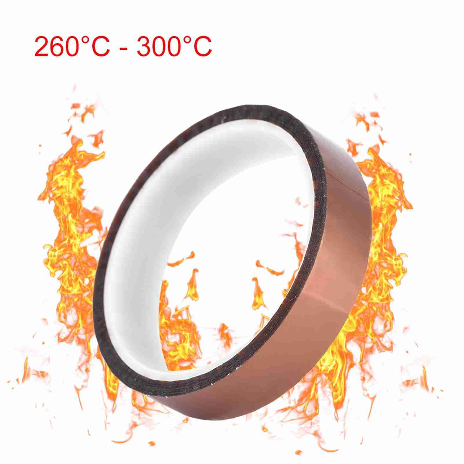 Isolamento termico Nastro adesivo, 33m * 0,06mm 250-300 ℃ nastro di trasferimento termico estenuabilità del 35% resistenza alla buccia 5N/25mm larghezza 30mm per saldatura a chip (30 mm di larghezza)