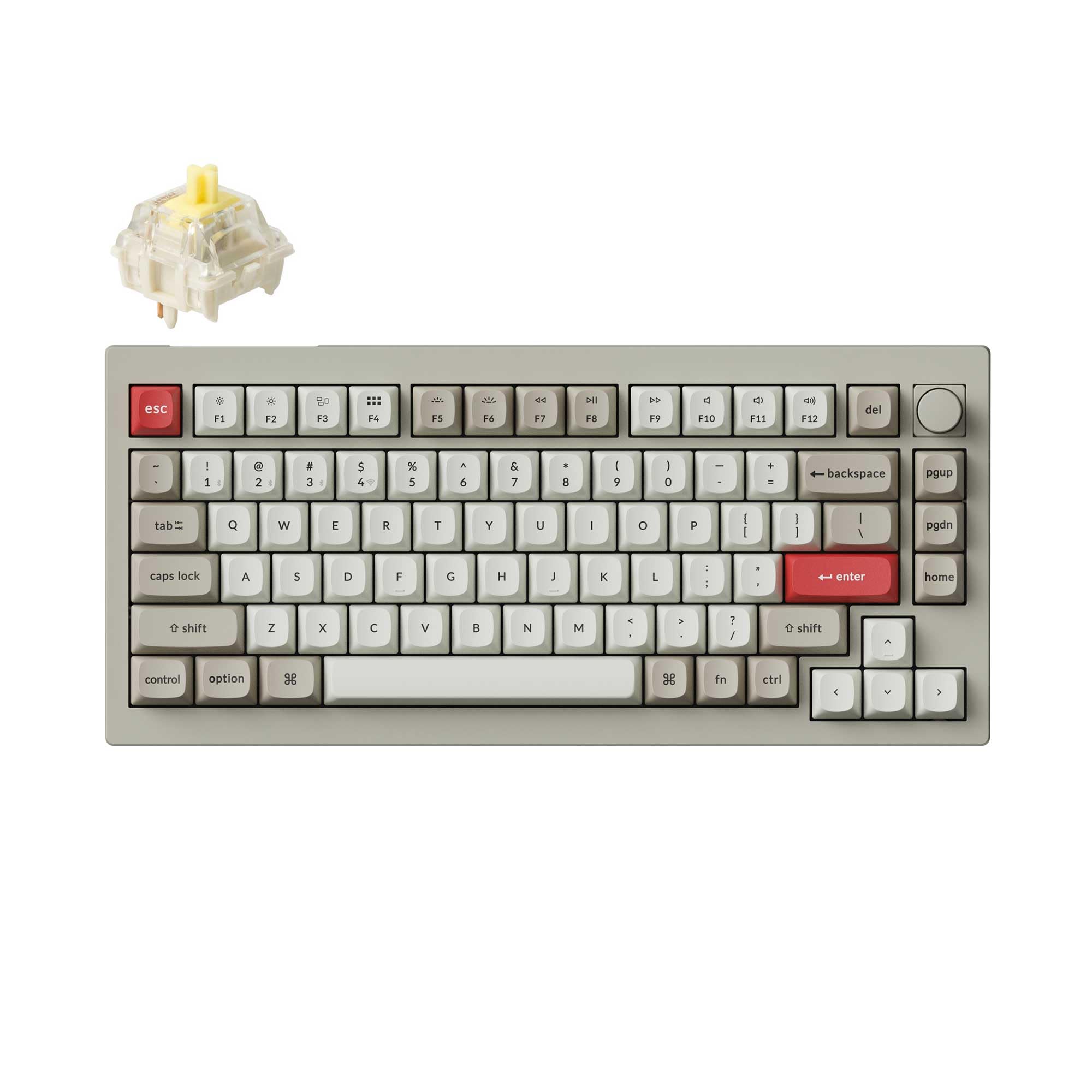 【美品】Keychron V1 Max レトロカラー（US配列・バナナ軸） Amazon | 【国内正規品】Keychron V1 Max レトロカラー QMK