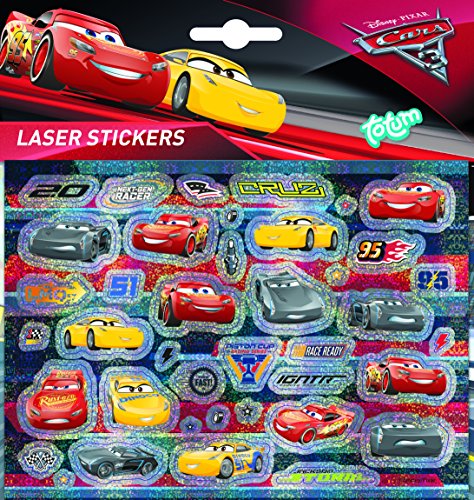 Preisvergleich Produktbild Totum CARS 140271 Cars CARS3 Laser Sticker, Bunt