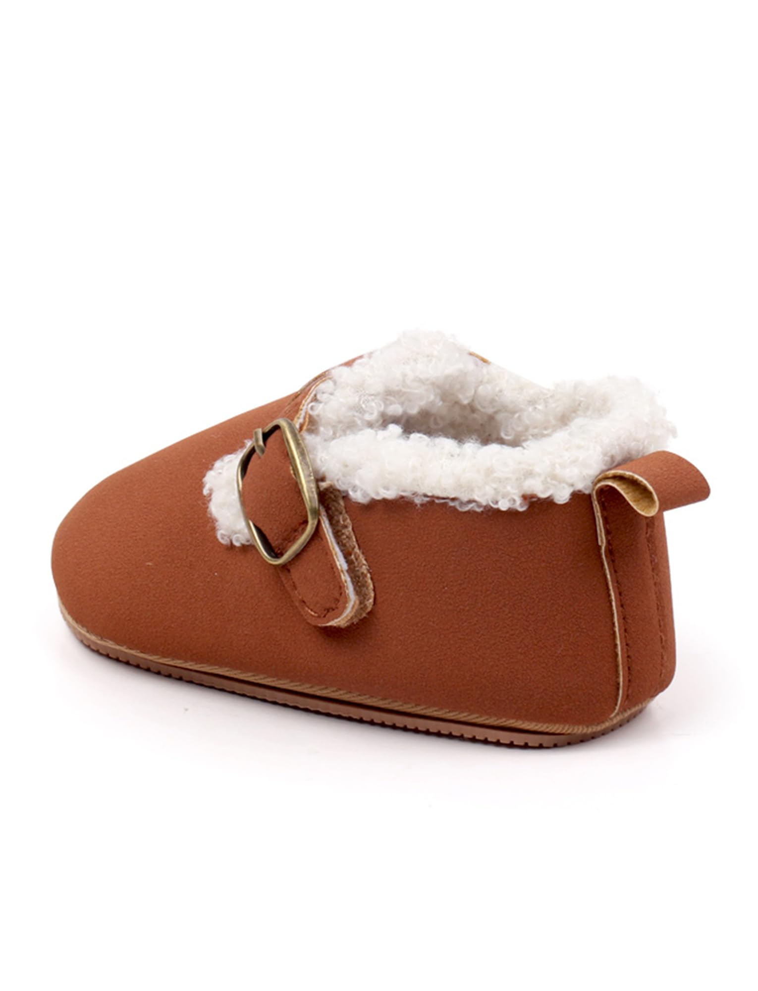 Happy Cherry Baby Boy Girl Snow Boots Infant Soft Sole Ankle Booties Toddler Winter Warm Crib Shoes Anti-Slip Rubber Sole Sneakers