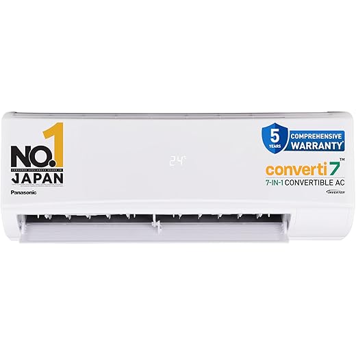 Panasonic 14 Ton 3 Star Inverter Split AC Powerful Mode Co