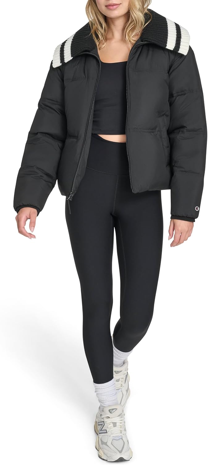 Champion womens Quilted Shawl Collar Puffer Jacket - Image 5